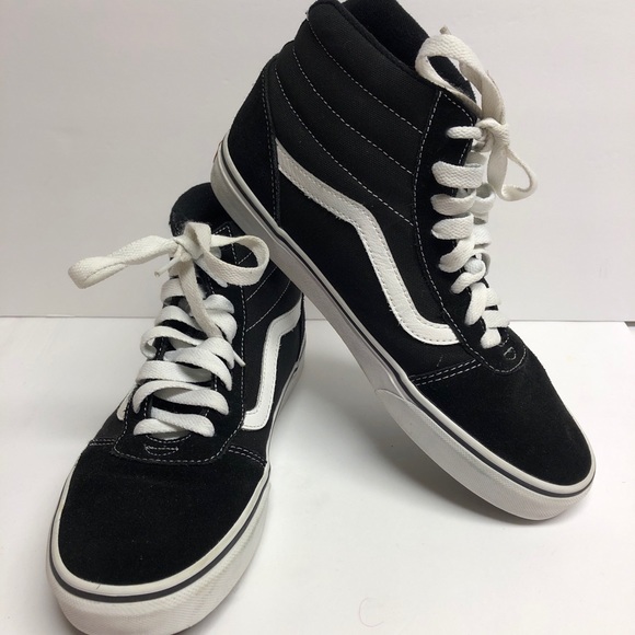 mens black vans size 9